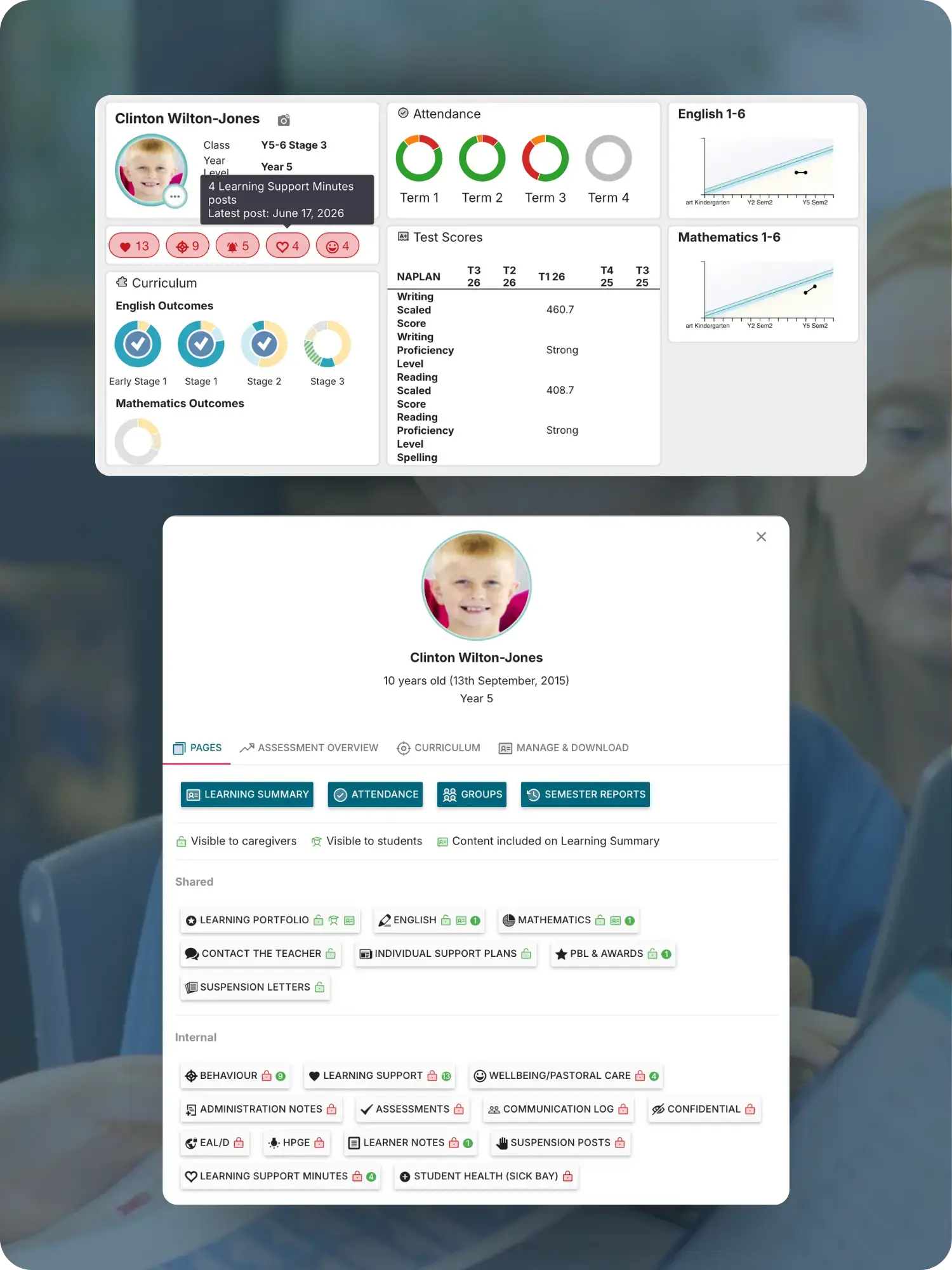 Hero AU Data & Insights for schools